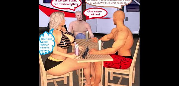  3D Comics Hotwife Cheats On Husband By Fucking Stranger
